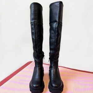 Calvin Klein Black Over the Knee Boots
